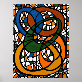 Venn Tangle Druck Poster