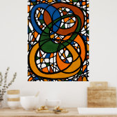 Venn Tangle Druck Poster (Küche)