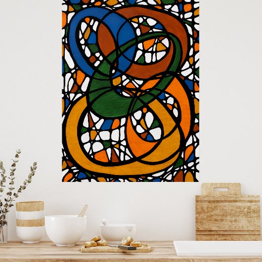 Venn Tangle Print Poster (Küche)
