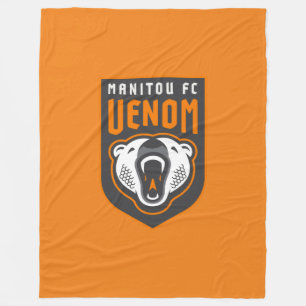 Venom-Manitou FC Fleece Blanket (Orange)