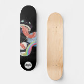 Venom sieht aus wie Regenbogenwelt Skateboard (Vorderseite)