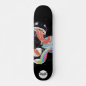 Venom sieht aus wie Regenbogenwelt Skateboard (Vorne)