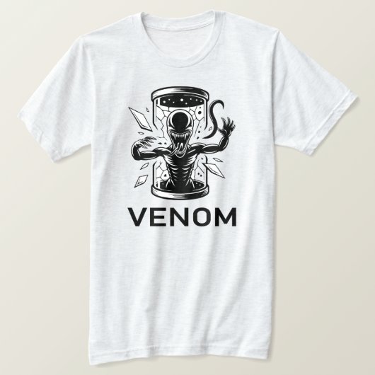 Venom Symbiote Monster Graphic T-Shirt  (Design vorne)