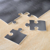 Venomous Rattlesnake in Monochrom, Jigsaw Puzzle (Seite)