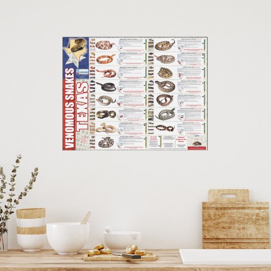 Venomous Schlangen von Texas Poser von der NNTRC Poster (Küche)