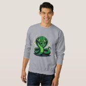 Venomous Snake – Danger and Precision Sweatshirt (Vorne ganz)