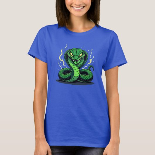 Venomous Snake – Danger and Precision T-Shirt (Vorderseite)