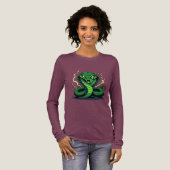 Venomous Snake – Danger and Precision Tri-Blend Shirt (Volle Vorderseite)