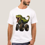 Venomous Viper Monster Truck T-Shirt<br><div class="desc">Bring the strike of the wild to monster truck power with this venomous viper monster truck design! Featuring a fierce snake combined with a massive off-road truck and oversized tires.</div>