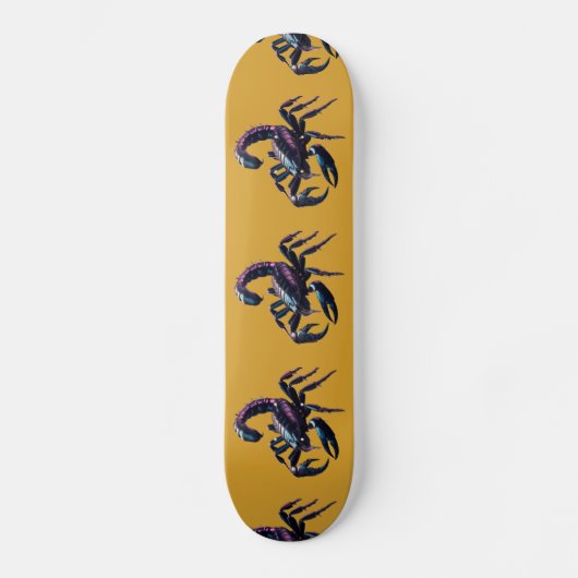 Venomus Black Scorpion Skateboard (Vorderseite)