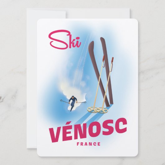 Vénosc Frankreich - Ski (Vorderseite)