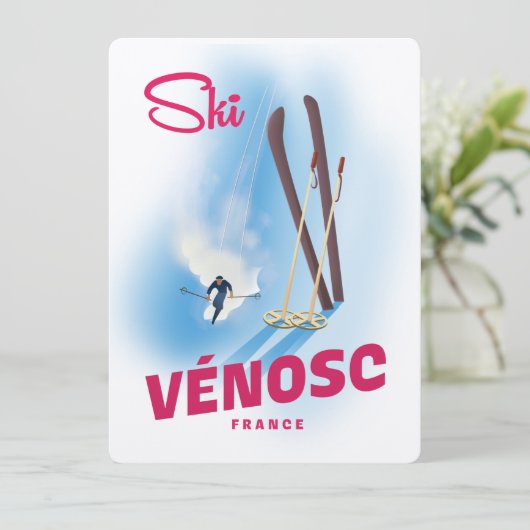 Vénosc Frankreich - Ski (Stehend Vorderseite)