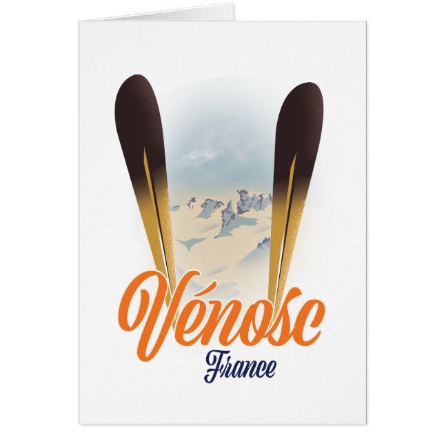Vénosc, Frankreich Skiposter (Vorne)
