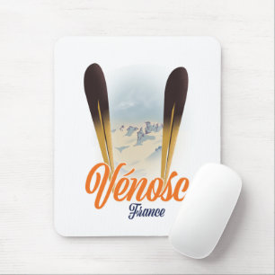Vénosc, Frankreich Skiposter Mousepad