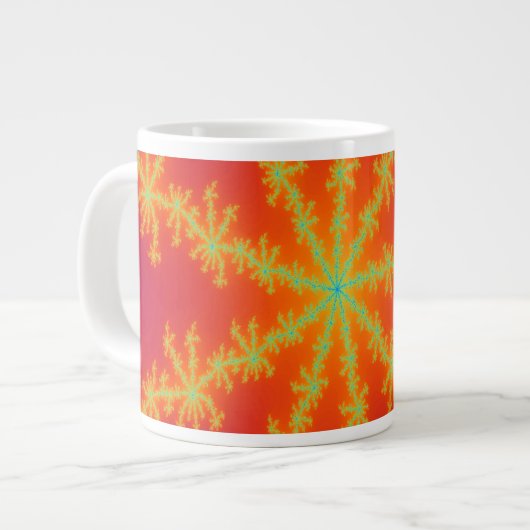 Venöse Thundersturm-Tasse Jumbo-Tasse (Vorderseite Links)