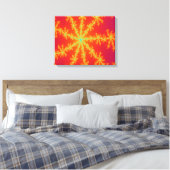 Venous Thunderstorm Canvas Print Leinwanddruck (Insitu (Schlafzimmer))