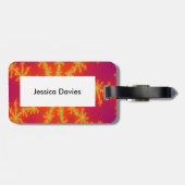 Venous Thunderstorm Custom Luggage Tag Gepäckanhänger (Rückseite horizontal)
