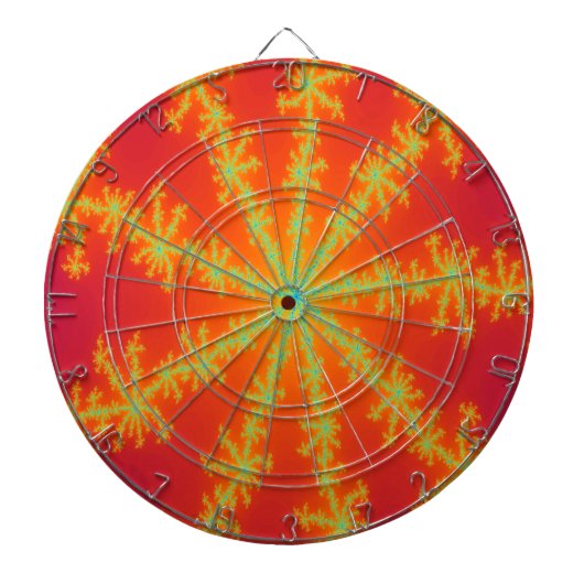 Venous Thunderstorm Fraktal Dart Board Dartscheibe (vorne)