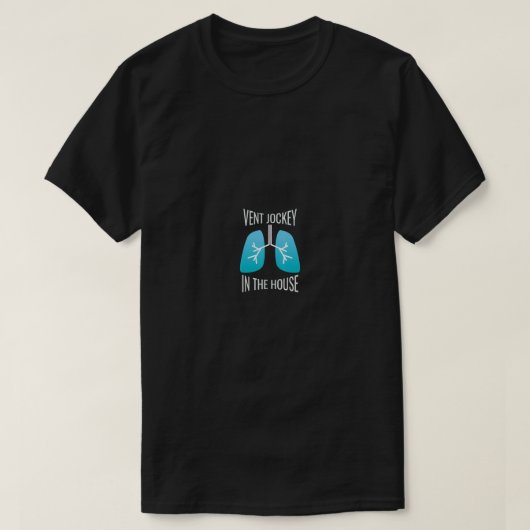 Vent Jockey Funny Respiratory Therapist T-Shirt (Design vorne)