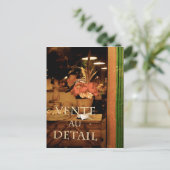 Vente au Detail Postkarte (Stehend Vorderseite)