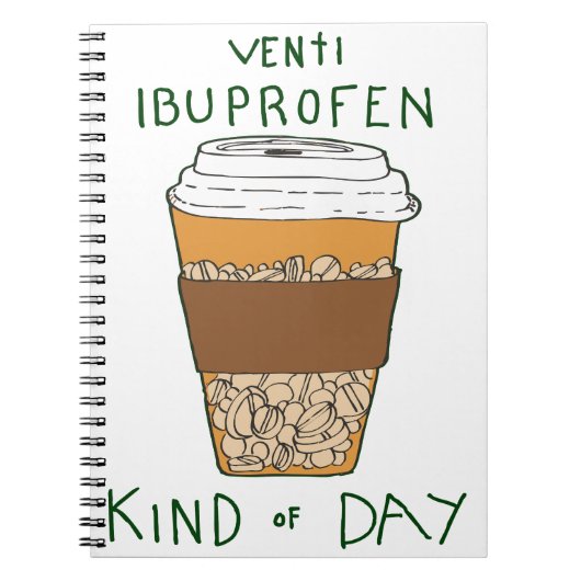 Venti Ibuprofen Art von Tag Notizblock (Vorderseite)