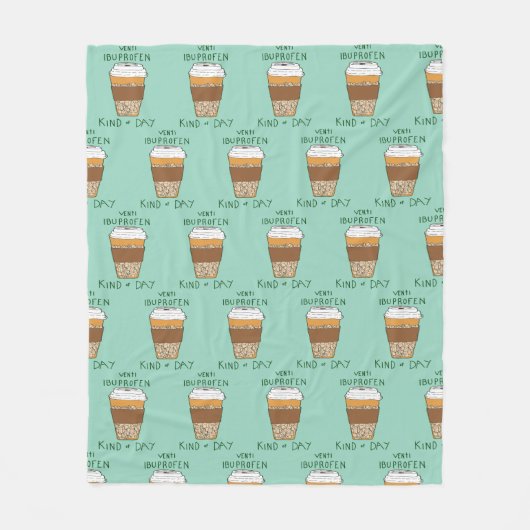 Venti Ibuprofen Kind of Day Fleecedecke (Vorderseite)