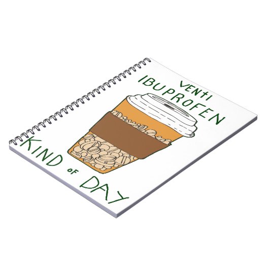 Venti Ibuprofen Kind of Day Notizblock (Linke Seite)