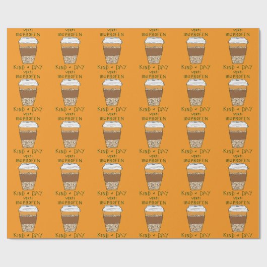 Venti Ibuprofen Tag Geschenkpapier (Flach)