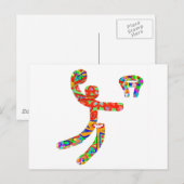 Ventilatoren für BasketBall Basket Ball Postkarte (Vorne/Hinten)