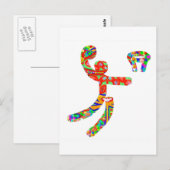 Ventilatoren für BasketBall Basket Ball Postkarte (Vorne/Hinten)