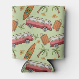 Ventilatoren, Surfbretter und Palmen können kühlen Dosenkühler