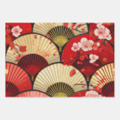 Ventile und Blüten Geschenkpapier Set (Vorderseite)