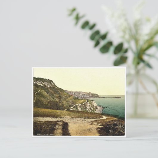 Ventnor, cliff walk, Isle of Wight, England, selte Postkarte (Stehend Vorderseite)