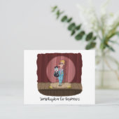 Ventriloquismus für Anfänger Postkarte (Stehend Vorderseite)