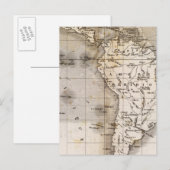 Vents Amerique Postkarte (Vorne/Hinten)