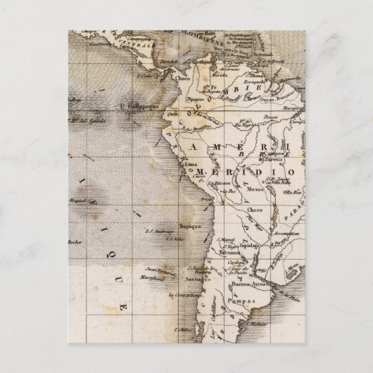 Vents Amerique Postkarte (Vorderseite)