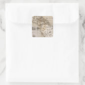 Vents Amerique Quadratischer Aufkleber (Tasche)