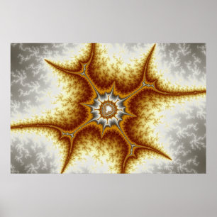 Ventura 136 - Fraktal-Plakat Poster