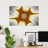 Ventura 136 - Fraktal Poster (Heimbüro)