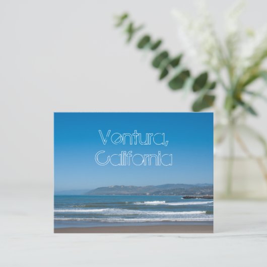 Ventura Beach, Fernansicht Postkarte (Stehend Vorderseite)