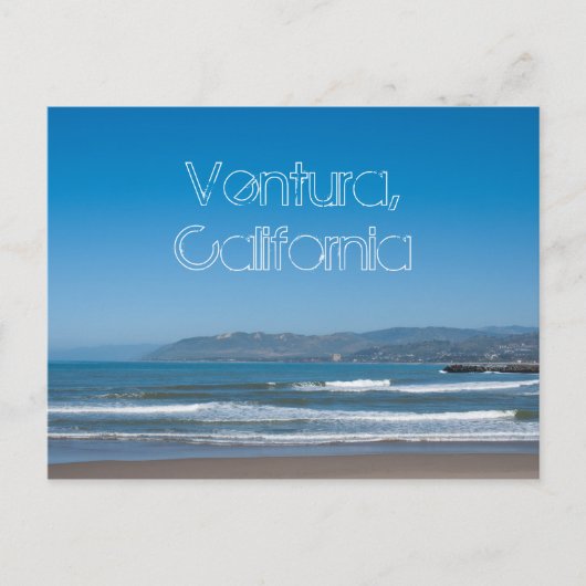 Ventura Beach, Fernansicht Postkarte (Vorderseite)
