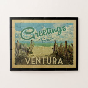 Ventura Beach Vintage Reise Puzzle