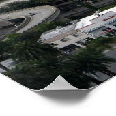 Ventura CA - C Street and Pier Poster (Ecke)