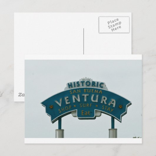 Ventura, CA Postkarte (Vorne/Hinten)