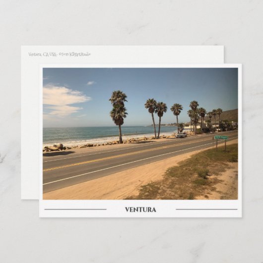 Ventura, CA Postkarte (Vorne/Hinten)