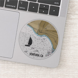 Ventura CA Yacht Aufkleber