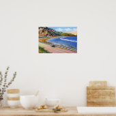 Ventura California Oil Wells Off Shore Poster (Küche)