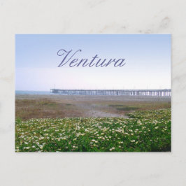Ventura Dunes and Pier Travel Postcard Postkarte