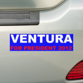 Ventura für Präsidenten 2012 Autoaufkleber (Auf Auto)