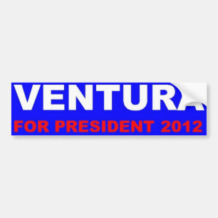 Ventura für Präsidenten 2012 Autoaufkleber